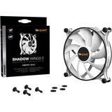 be quiet! Shadow Wings 2 PWM White 140 mm case fan Wit/zwart, 4-pins PWM fan-connector