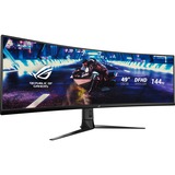 ASUS ROG Strix XG49VQ 49" Curved UltraWide gaming monitor Zwart, 2x HDMI, DisplayPort, USB-A, 144 Hz