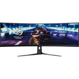 ASUS ROG Strix XG49VQ 49" Curved UltraWide gaming monitor Zwart, 2x HDMI, DisplayPort, USB-A, 144 Hz