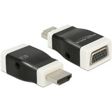 DeLOCK HDMI A naar VGA Adapter Zwart