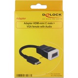 DeLOCK HDMI-mini C > VGA adapter 0,15 meter