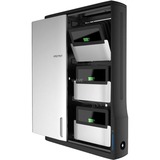 Ergotron Zip12 Charging Wall Mount Storage Cabinet oplaadstation Zwart