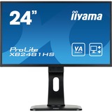 iiyama XB2481HS-B1 23.6" Monitor Zwart, HDMI, VGA, DVI-D