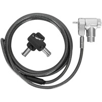Targus Defcon Ultimate Universal Keyed Cable Lock with Adaptable Lock Head diefstalbeveiliging