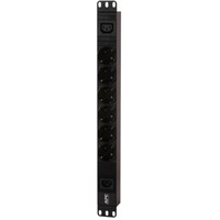 APC EasyPDU, Basic, 1U, 10A , 230V, 6SCH, 1C13 stekkerdoos Zwart