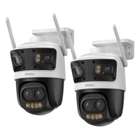 Imou Cruiser Pano Z Quadruple-lens zoom camera bundel Wit, 2 stuks, 4MP+4MP+5MPx2, PoE