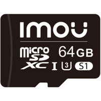 Imou MicroSD 64 GB geheugenkaart Zwart, Class 10, Class 3 (U3), V30