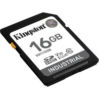 Kingston Industrial 16 GB SDHC geheugenkaart Zwart, UHS-I U3, Class 10, V30, A1