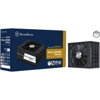 SilverStone HELA 2050R Platinum, modulaire 2050 watt voeding  Zwart, 14x PCIe