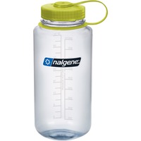 Nalgene Wide Mouth Sustain Water Bottle, 1 Liter drinkfles Transparant
