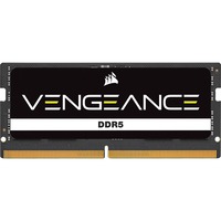 Corsair Vengeance 32 GB DDR5-5600 (1x 32 GB) laptopgeheugen Zwart, CMSX32GX5M1A5600C48, SO-DIMM