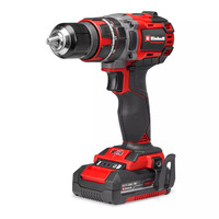 EINHELL Professional Accu Klopboor-/Schroefmachine TP-CD 18/60 Li-i BL (1x 2.0 Ah) klopboorschroevendraaier Rood/zwart, Incl. 1x 2.0 Ah Power X-Change accu en lader