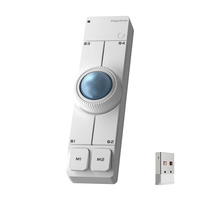 Keychron Nape Pro Wireless Trackball Mouse Wit, 0 - 4000 Dpi, 2,4 GHz / Bluetooth / USB