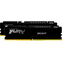 Kingston FURY Beast 32 GB DDR5-6000 (2x 16 GB) werkgeheugen Zwart, KF560C30BBEK2-32, XMP 3.0, EXPO 1.1