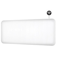 Mill Steel WiFi paneelverwarming PA2000WIFI4, 2000 Watt convector Wit, wifi 2,4 GHz (wifi 6), Bluetooth 5.2, Zigbee 3.0 + App