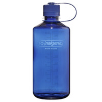 Nalgene Narrow Mouth Sustain Water Bottle, 1 Liter drinkfles Lichtblauw