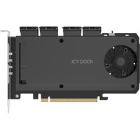 Icy Dock ExpressSlot Slide MB204MP-1B interface kaart Zwart