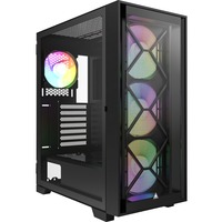 Montech Air 1000 Premium midi tower behuizing Zwart | 3x USB-A | Tempered Glass