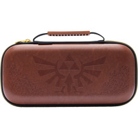 PowerA Beschermhoes voor Nintendo Switch 2 - Hyrule Crest tas Bruin, Nintendo Switch 2, Nintendo Switch - OLED Model, Nintendo Switch