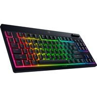 Razer BlackWidow V4 Low-Profile RGB mechanisch gaming toetsenbord Zwart, US lay-out (QWERTY), Razer Low-Profile Orange, 80% (TKL)	