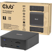 Club 3D Thunderbolt 5 13-in-1 dockingstation Zwart