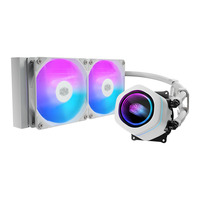 Cooler Master MasterLiquid Core Nex 240 White waterkoeling Wit, ARGB