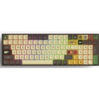 Iqunix F97 Happy Ape Wireless Mechanical Keyboard Bruin, US lay-out (QWERTY), TTC Holy Panda, 96%, RGB leds, Hot-swappable, PBT, 2.4GHz | Bluetooth 5.1 | USB-C