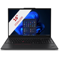 Lenovo ThinkPad T16 Gen 4 Intel (22AW005SMH) 16"  Copilot+ laptop Zwart | Ultra 7 258V | Arc Graphics 140V | 32 GB | 512 GB SSD
