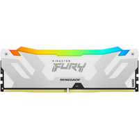 Kingston FURY 24 GB DDR5-8000 werkgeheugen Zilver/wit, KF580C38RWA-24, Renegade RGB, XMP 3.0