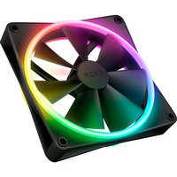 NZXT F140 RGB DUO case fan Zwart, 140 x 140 x 25 mm, PWM, zonder controller