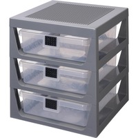 Room Copenhagen LEGO 3-Drawer Storage Rack opbergdoos Grijs