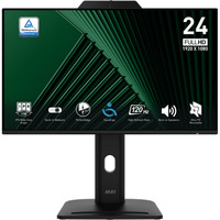 MSI PRO MP242PMG 23.8" monitor Zwart, HDMI, DisplayPort, VGA, 2x USB-A, USB-B, 120 Hz