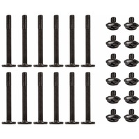 Alphacool Radiatorschroeven M3x30 mm / M3x5 mm schroevenset Zwart, 24-delig