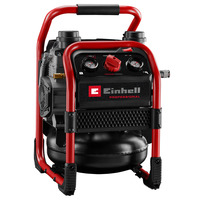 EINHELL SILENZZO 18/160 Professionele draadloze luchtcompressor Zwart/rood, Accu en oplader niet inbegrepen