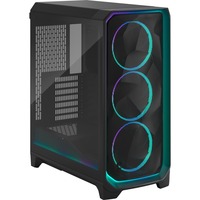 Fractal Design Meshify 3 RGB TG Light Tint midi tower behuizing Zwart | 2x USB-A | 1x USB-C | RGB | Tempered Glass