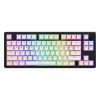 Hator Skyfall Wireless RGB mechanisch gaming toetsenbord Zwart, US lay-out (QWERTY), HATOR Aurum Lemon, 80% (TKL), RGB, Double shot ABS, Hot-swap, 2.4GHz | Bluetooth | USB-C
