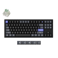Keychron Q3 HE 8K Magnetic Switch Keyboard Zwart, US lay-out (QWERTY), Keychron Ultra-Fast Lime, 80% (TKL), RGB, Hot swap, 8K