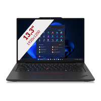 Lenovo ThinkPad X13 Gen 6 Intel (21RK004KMH) 13"  laptop Zwart | Ultra 7 255U | Intel Graphics | 32 GB | 512 GB SSD | NFC