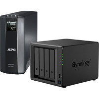 Synology NAS X UPS bundel Premium (DS925+ & BR900G-GR) Zwart