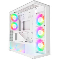 ARCTIC Xtender VG (White) midi tower behuizing Wit | 2x USB-A | 1x USB-C | RGB | Tempered Glass