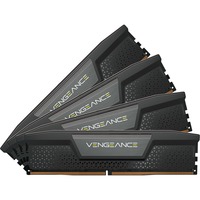 Corsair 64 GB DDR5-6400 Quad-Kit werkgeheugen Zwart, CMK64GX5M4B6400C32, Vengeance, XMP