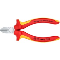 KNIPEX Zijsnijtang 70 06 125 kniptang Rood/geel