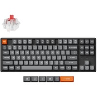Keychron K8 Max-J1 RGB mechanisch toetsenbord Zwart, US lay-out (QWERTY), Keychron Super Red, 80% (TKL), RGB leds, OSA Double-shot PBT, hot swap, USB-C | 2.4 GHz | Bluetooth 5.1