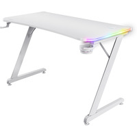 Trust GXT 709W Luminus RGB-gamingbureau gaming desk Wit