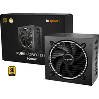be quiet! Pure Power 13 M modulaire 1000 watt voeding  Zwart, 1x 12V-2x6, 4x PCIe