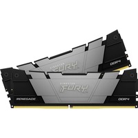 Kingston 32 GB DDR4-3200 Kit werkgeheugen Zwart, KF432C16RB12K2/32, Renegade, XMP