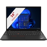 Lenovo ThinkPad P16s G2 (21K90003MH) 16" laptop Zwart | Ryzen 7 PRO 7840U | Radeon 780M | 32 GB | 1 TB SSD | Touch