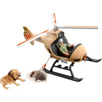 Schleich Wild Life - Helikopter dierenredding speelfiguur