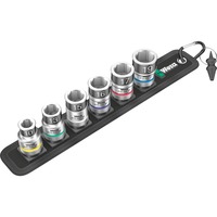 Wera Belt C 1 Zyklop doppenset, 1/2" dopsleutel Zwart, 7-delig, met vasthoudfunctie