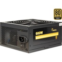 Inter-Tech Argus GPS-600 600W voeding Zwart, 4x PCIe